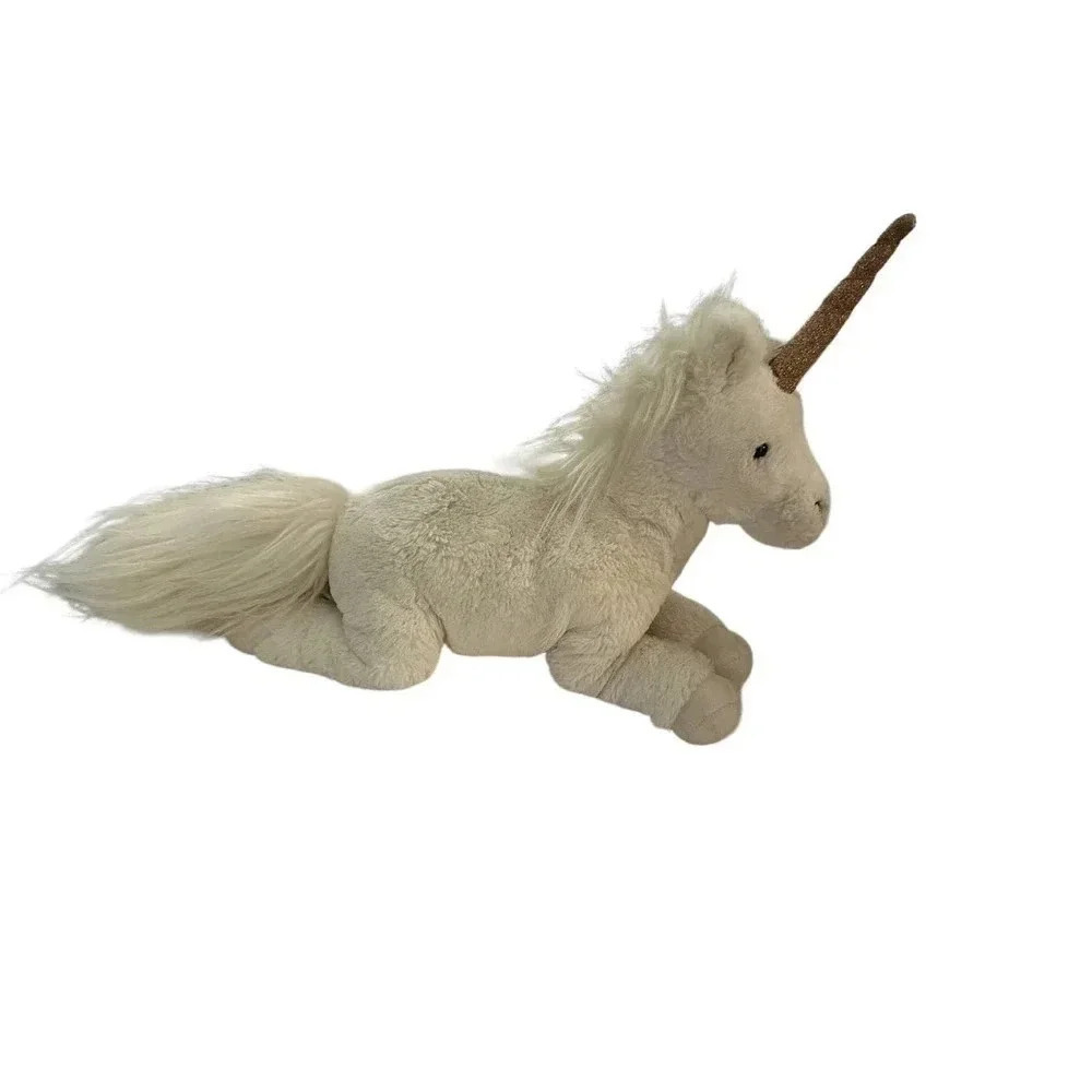 Jellycat Luna White Unicorn Stuffed Animal Size Medium